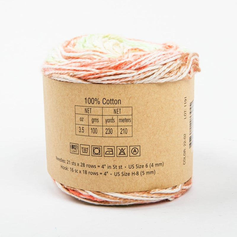 White Smoke 100% Cotton Royal Color Waves 100 Grams Yarn  col: 22-02 Knitting and Crochet Yarn