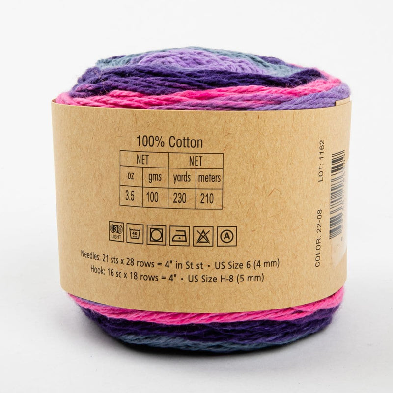 Light Gray 100% Cotton Royal Color Waves 100 Grams Yarn  col: 22-05 Knitting and Crochet Yarn