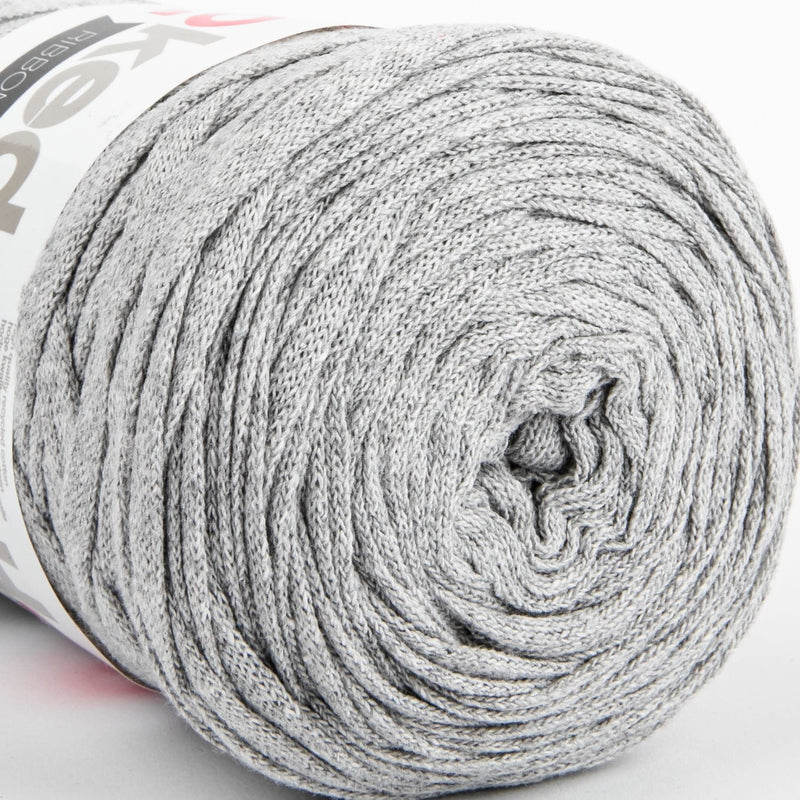 Gray Hoooked RibbonXL Yarn Silver Grey 250 Grams 120 Metres Knitting and Crochet Yarn