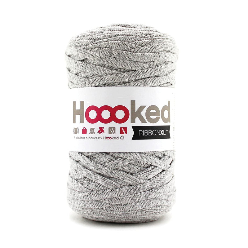 Lavender Hoooked RibbonXL Yarn Silver Grey 250 Grams 120 Metres Knitting and Crochet Yarn
