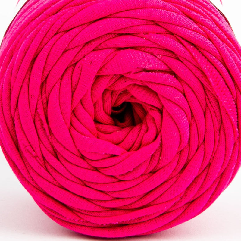 Deep Pink Hoooked Zpagetti T-Shirt Yarn Super Pink Shades 60 Metres Knitting and Crochet Yarn