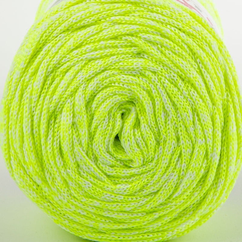 Yellow Green Hoooked RibbonXL Neon Yarn Laser Lemon 250 Grams 85 Metres Knitting and Crochet Yarn