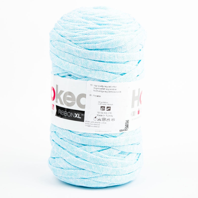 Pale Turquoise Hoooked RibbonXL Neon Yarn Blazing Blue 250 Grams 85 Metres Knitting and Crochet Yarn