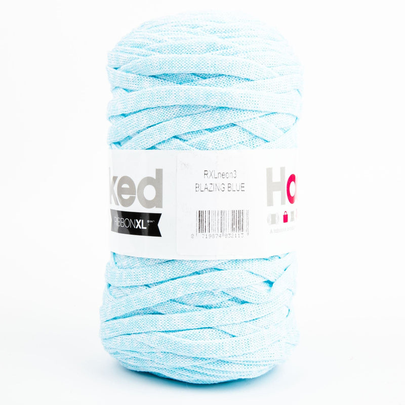 Lavender Hoooked RibbonXL Neon Yarn Blazing Blue 250 Grams 85 Metres Knitting and Crochet Yarn