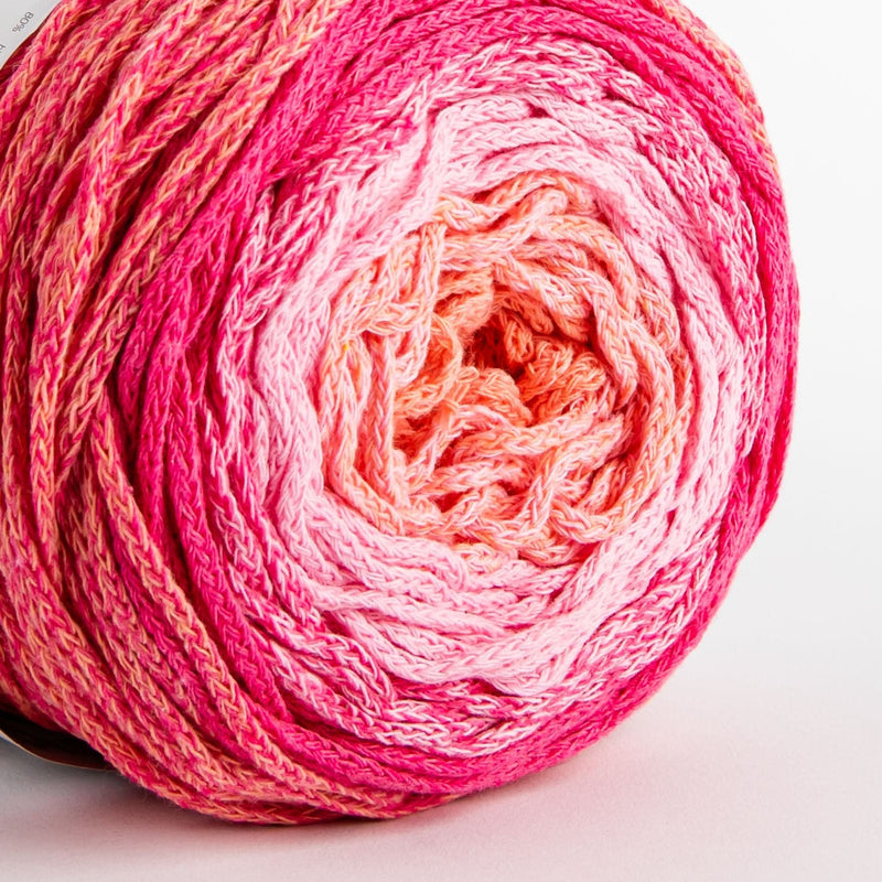 Light Salmon Hoooked Wavy Blends Yarn Iced Pink 250 Grams 260 Metres Knitting and Crochet Yarn