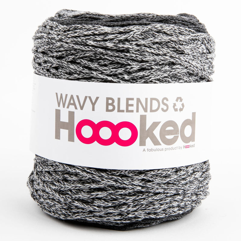 Medium Violet Red Hoooked Wavy Blends Yarn Anthracite Stone 250 Grams 260 Metres Knitting and Crochet Yarn