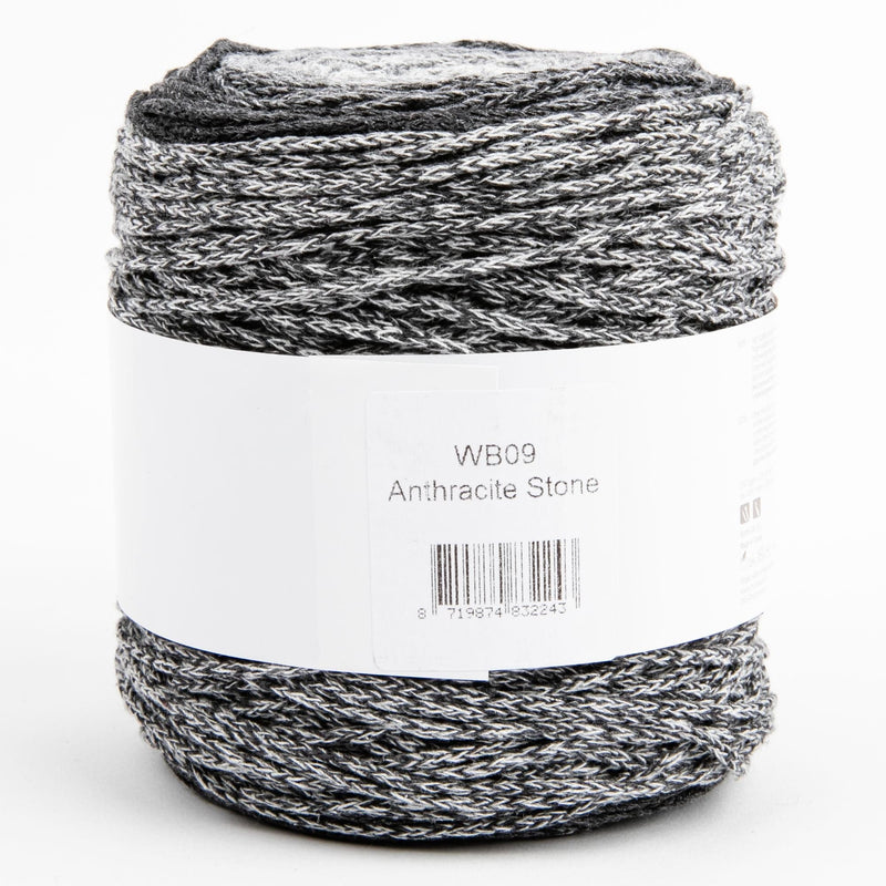 Dim Gray Hoooked Wavy Blends Yarn Anthracite Stone 250 Grams 260 Metres Knitting and Crochet Yarn