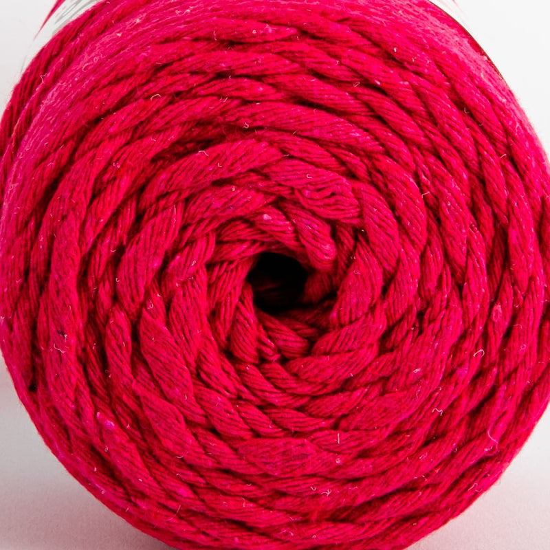 Firebrick Hoooked Spesso Chunky Recycled Cotton Punch 500 Grams 127 Metres Knitting and Crochet Yarn
