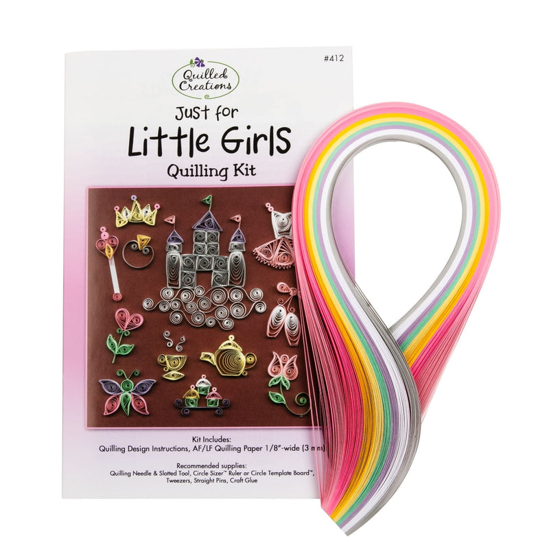 Saddle Brown Quilled Creations Quilling Kit - Just for Little Girls Quilling