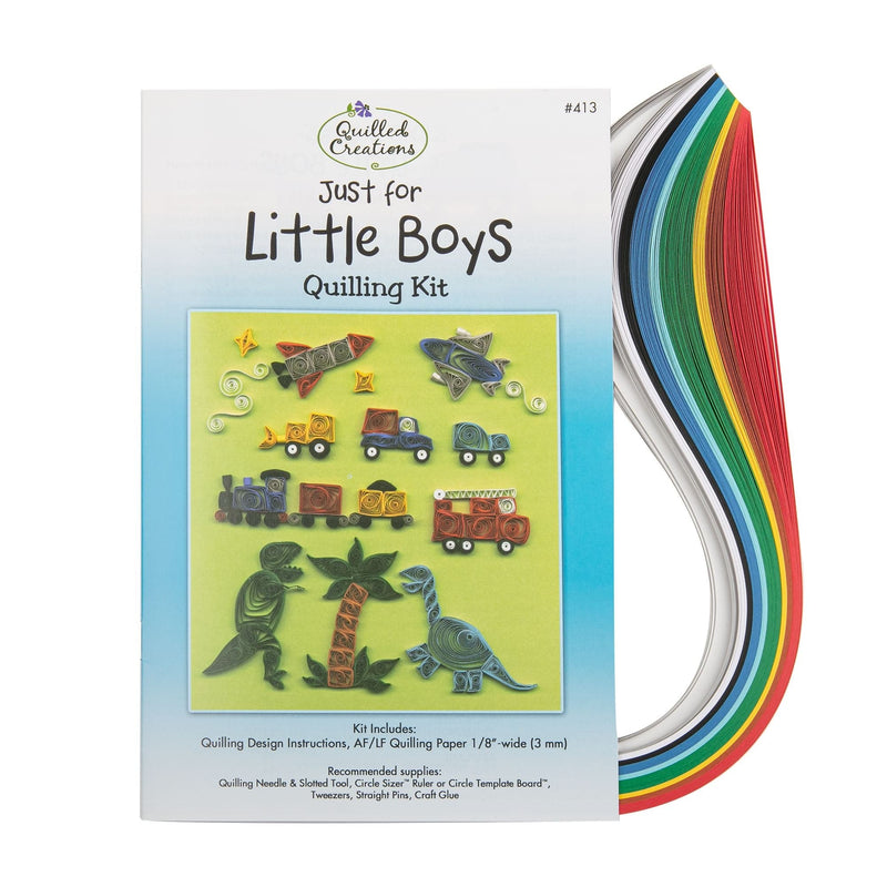 Dark Khaki Quilled Creations Quilling Kit - Just for Little Boys Quilling