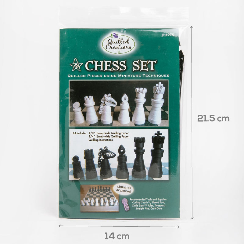 Dark Slate Gray Quilled Creations Quilling Kit - Chess Set Quilling
