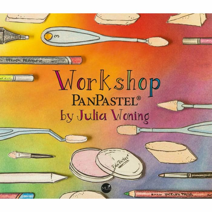 Dark Khaki PanPastel Julia Woning Kit & Book Combo Pastels & Charcoal