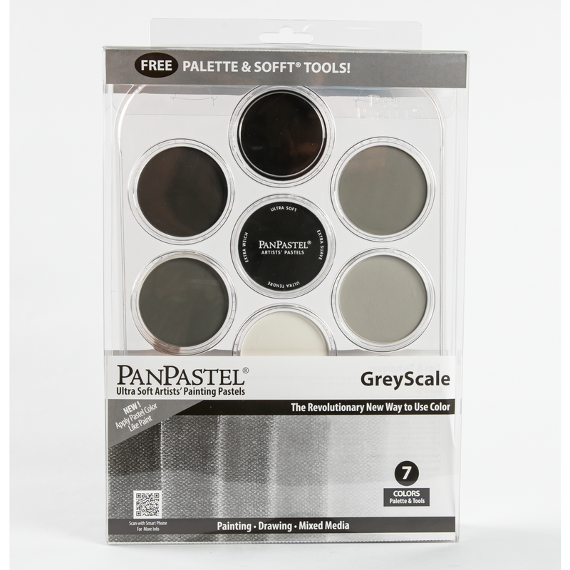 Lavender PanPastel Hanging Kit - Grey Scale Pastels & Charcoal