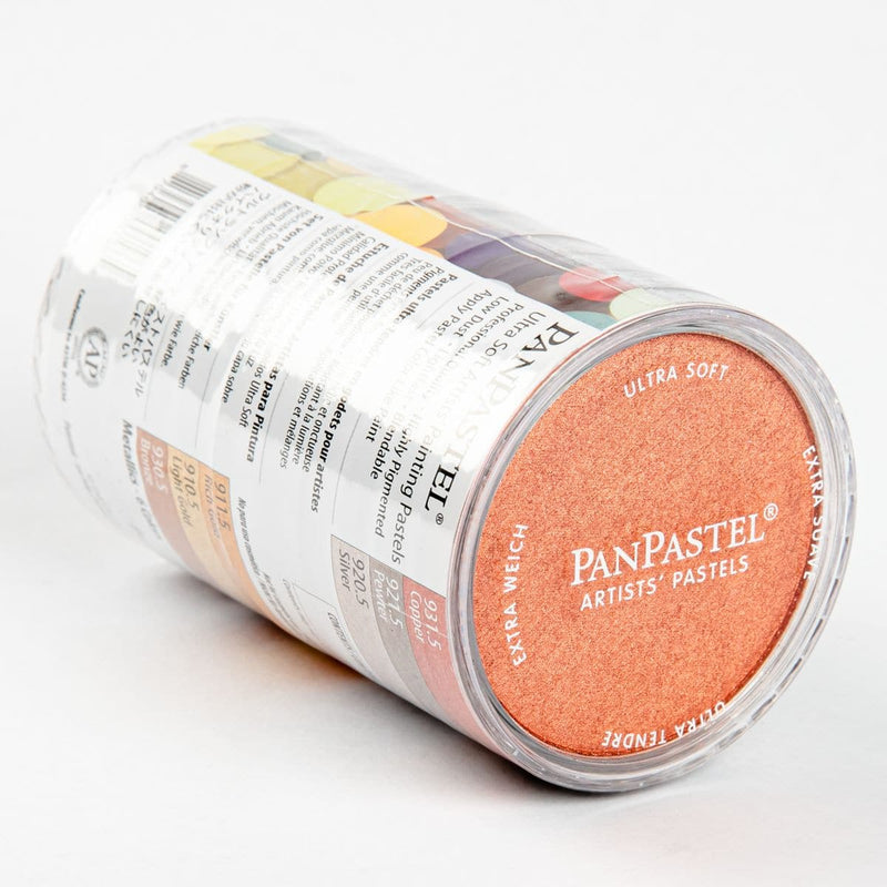 Beige PanPastel 6 Colour Set - Metallics Pastels & Charcoal