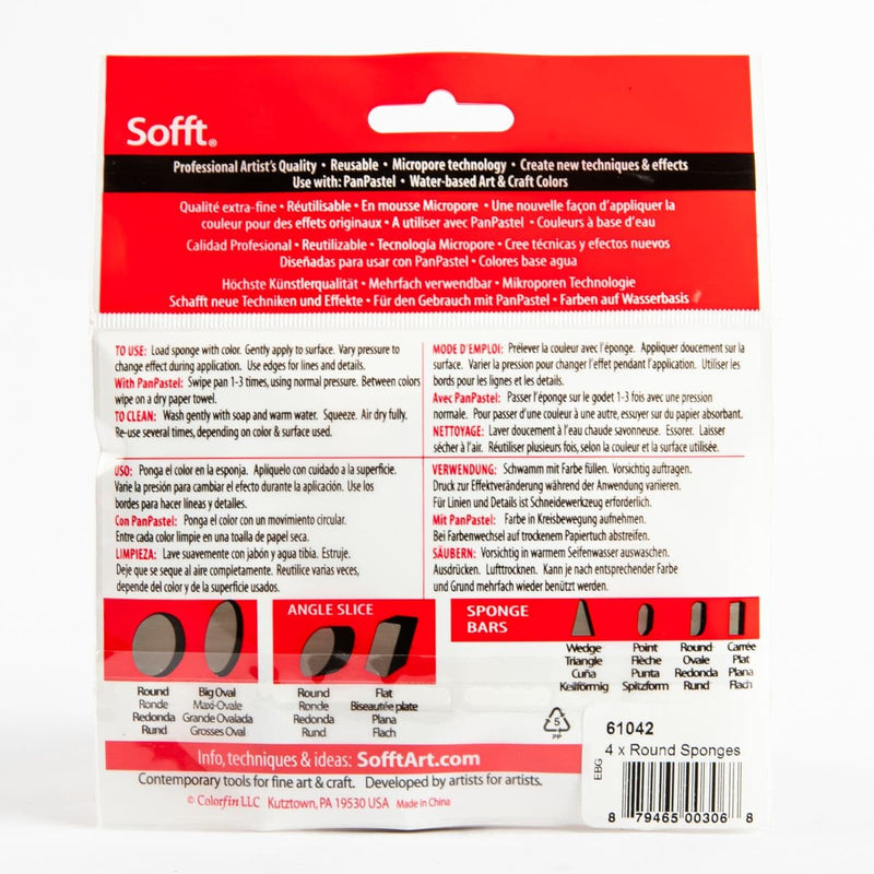 Red PanPastel Sofft - Round X4 Pastels & Charcoal