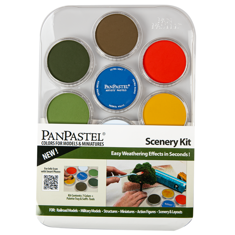 Light Gray PanPastel Weathering Kit - Scenery Kit Pastels & Charcoal