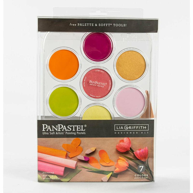 Saddle Brown PanPastel 7 Colour Set - Lia Griffith Flower Coloring Pastels & Charcoal