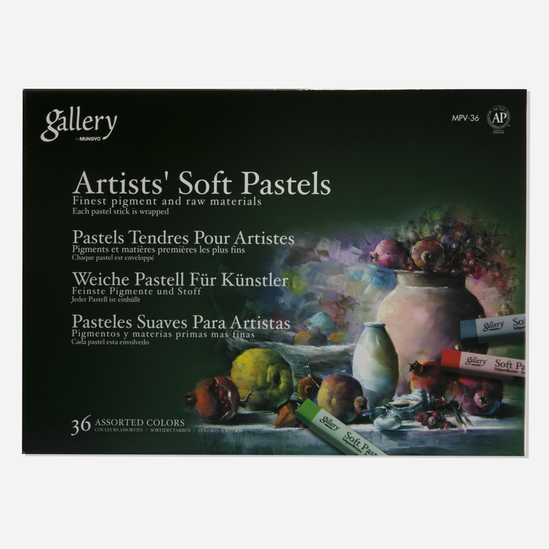 Dark Slate Gray Mungyo Gallery Artist Soft Pastels Set of 36 Pastels & Charcoal