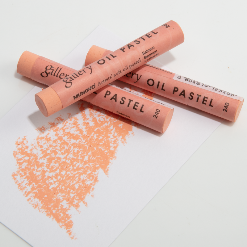 Light Gray Mungyo Gallery Artist Soft Oil  Pastel - Salmon 240 Pastels & Charcoal