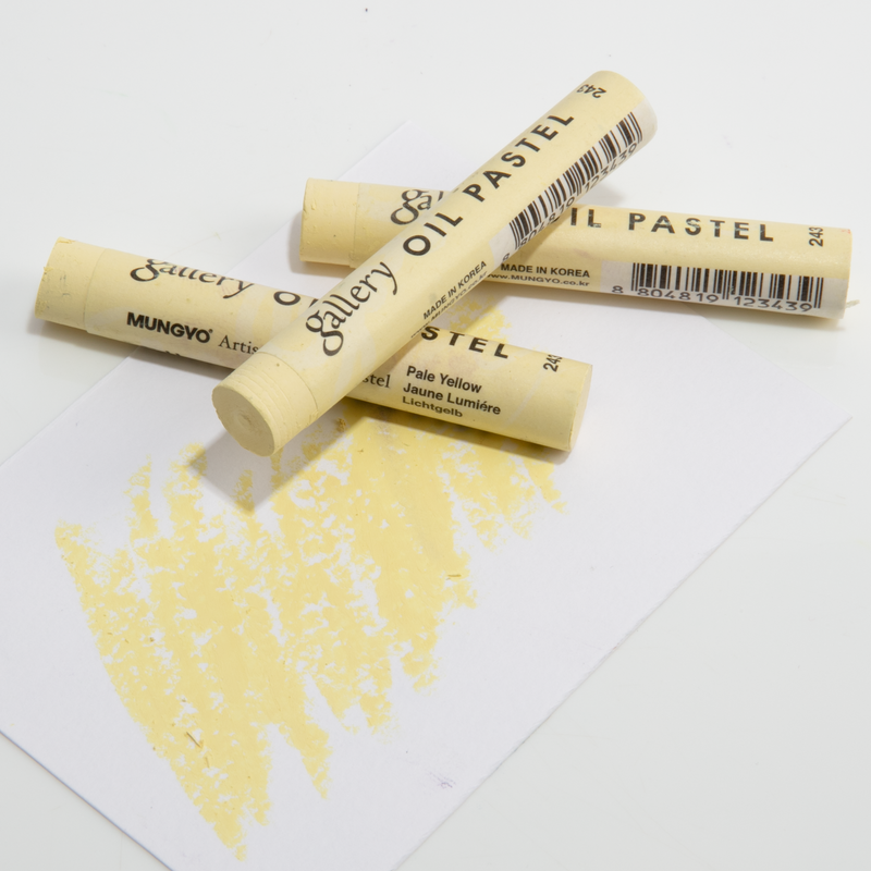 Light Gray Mungyo Gallery Artist Soft Oil  Pastel - Pale Yellow 243 Pastels & Charcoal