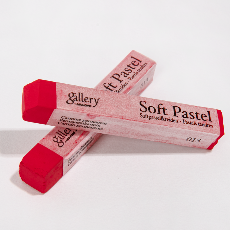 Light Gray Mungyo Gallery Soft Artist Pastel -  Permanent Carmine 013 Pastels & Charcoal