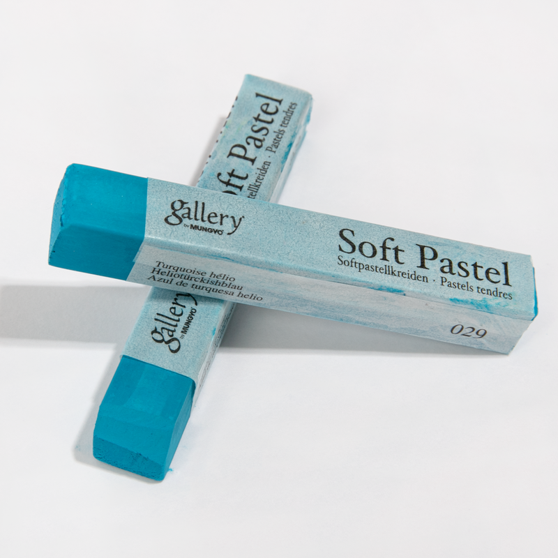 Lavender Mungyo Gallery Soft Artist Pastel -  Helio Turquoise 029 Pastels & Charcoal