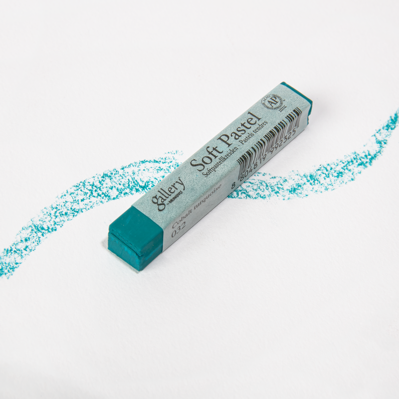 White Smoke Mungyo Gallery Soft Artist Pastel -  Cobalt Turquoise 032 Pastels & Charcoal