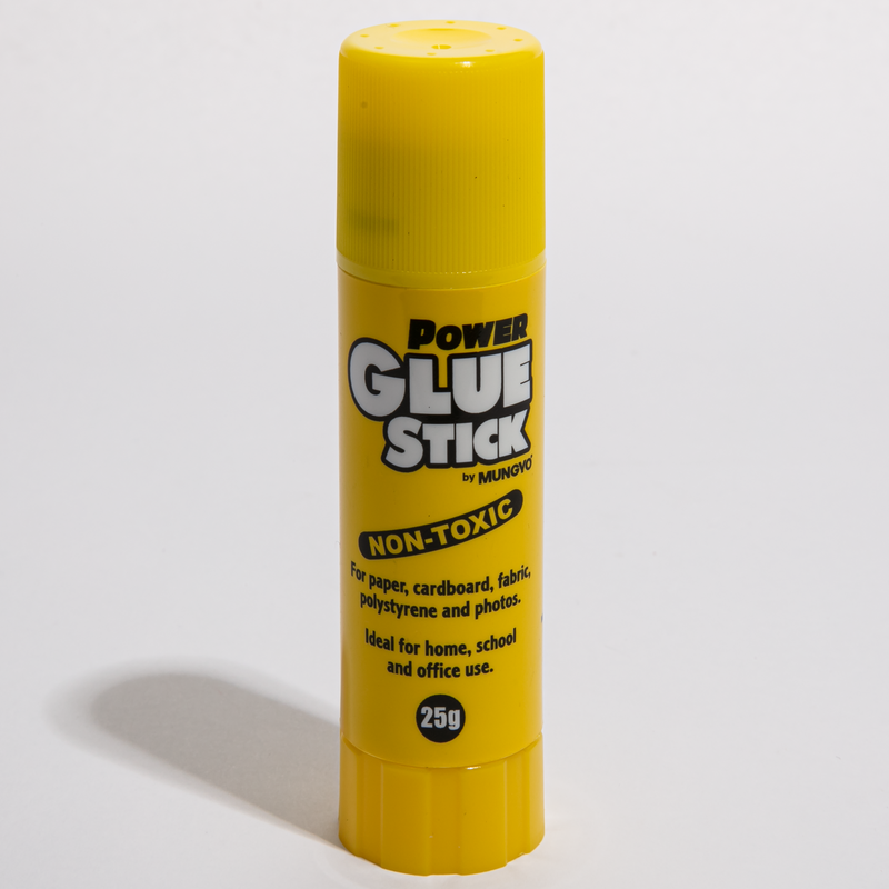 Light Gray Mungyo Power Glue Stick 25g. Washable and Acid Free. Adhesives