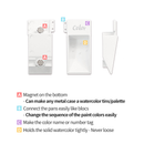 Lavender Mungyo Magnetic Palette Paint Pans - 6 Pack Paint Palettes