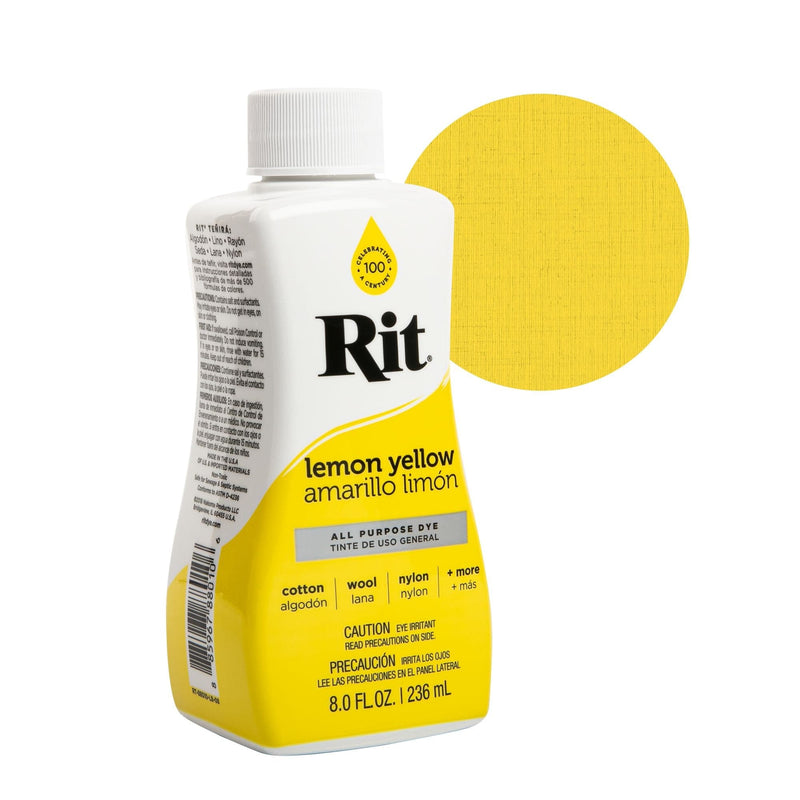 Goldenrod Rit Dye Liquid 236ml - Lemon Yellow Fabric Paints & Dyes