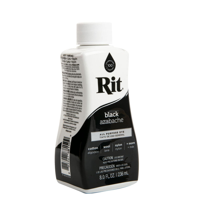 Black Rit Liquid Dye 235Ml - 15 Black Fabric Paints & Dyes