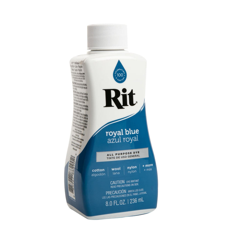 Dark Cyan Rit Dye Liquid 236ml - Royal Blue Fabric Paints & Dyes