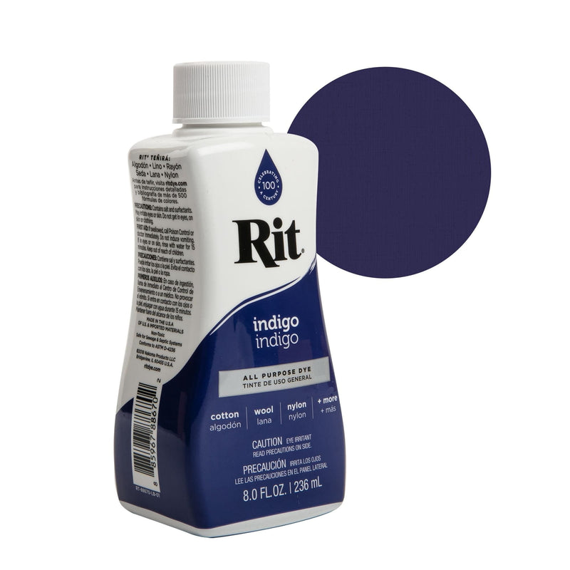 Dark Slate Gray Rit Dye Liquid 236ml - Indigo Fabric Paints & Dyes
