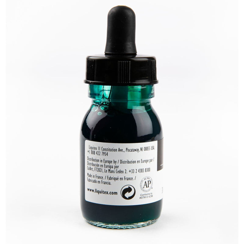 Black Liquitex Acrylic Ink 30ml-Muted Green Ink