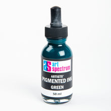 Dark Slate Gray Art Spectrum Pigmented Ink 50mL Green Inks