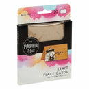 Rosy Brown The Paper Mill Kraft Place Cards 20 Pack Cards and Envelopes