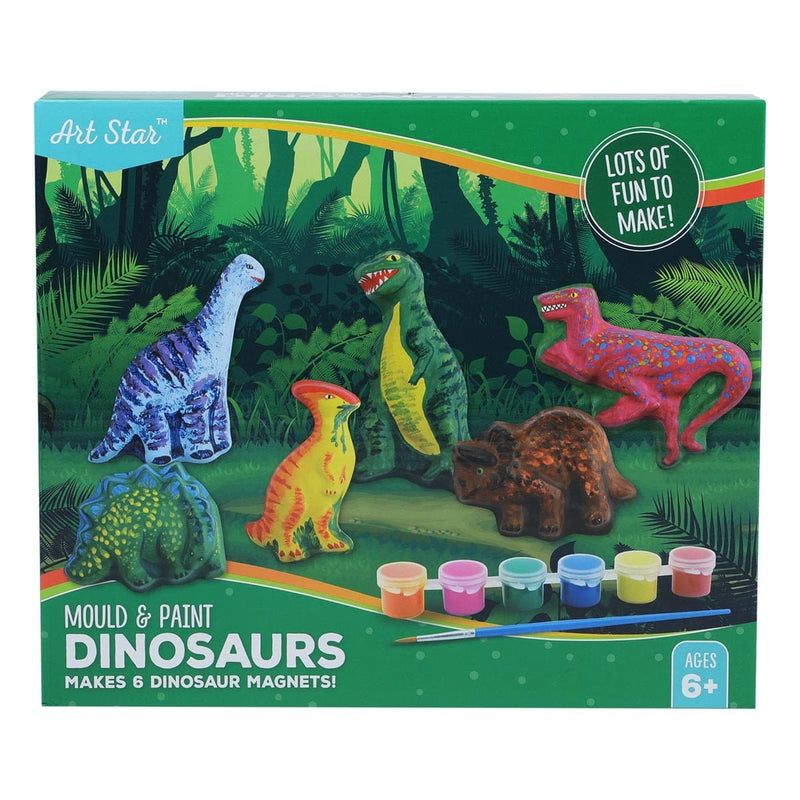 Dark Slate Gray Art Star Mould & Paint Dinosaur Activity Kit Kids Craft Kits