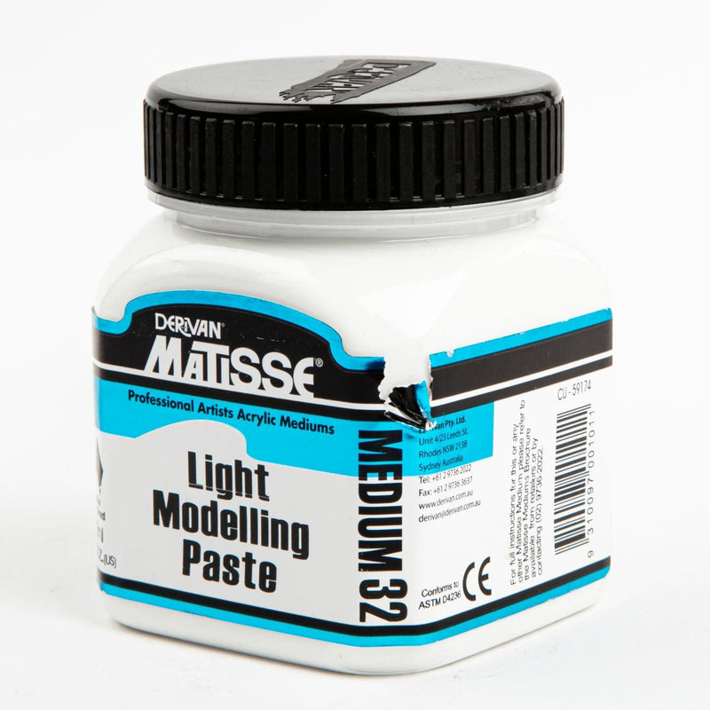 Deep Sky Blue Matisse 250mL Light Modelling Paste Acrylic Paints