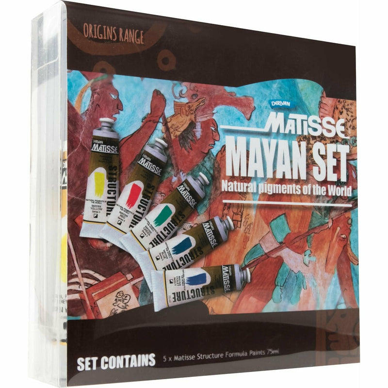 Sienna Matisse Mayan Colours Set 5 X 75mL Acrylic Paints