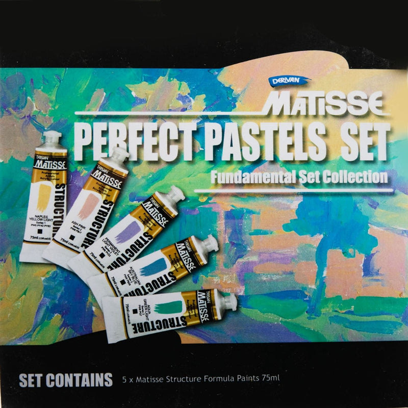 Dark Sea Green Matisse Structure Perfect Pastel Set 5X75mL Acrylic Paints