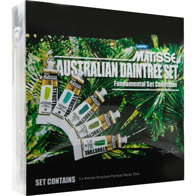 Dark Green Matisse Daintree Rainforest Set 5X75mL Acrylic Paints