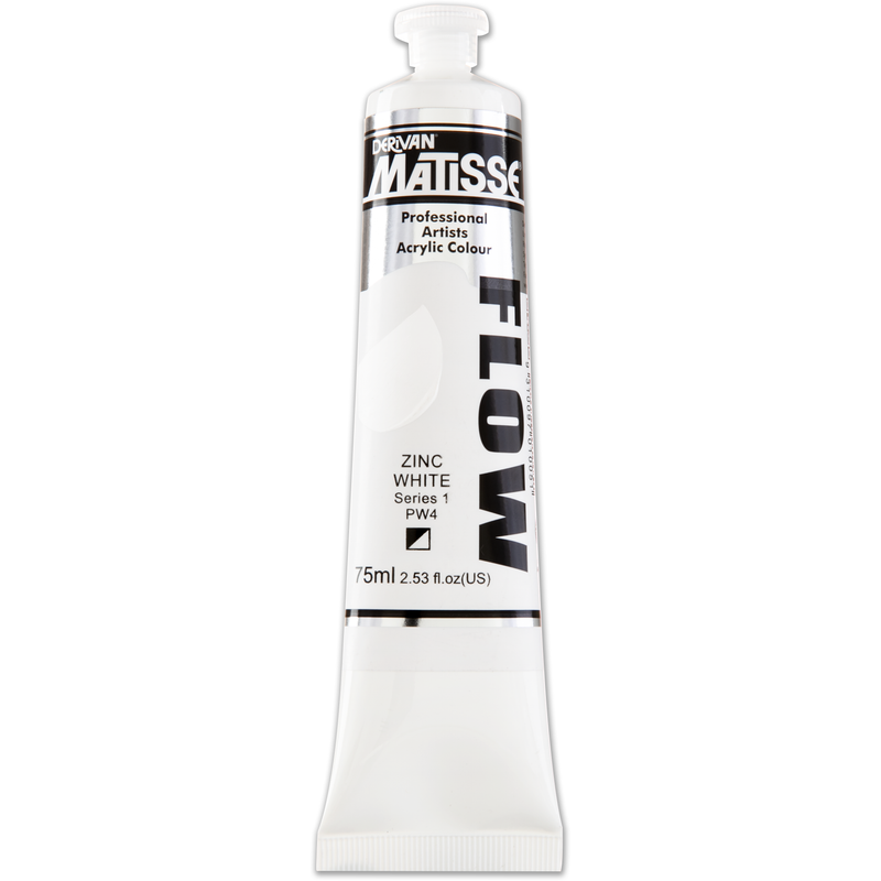 Lavender Matisse Flow Acrylic Paint  Series 1   75mL Zinc White Acrylic Paints