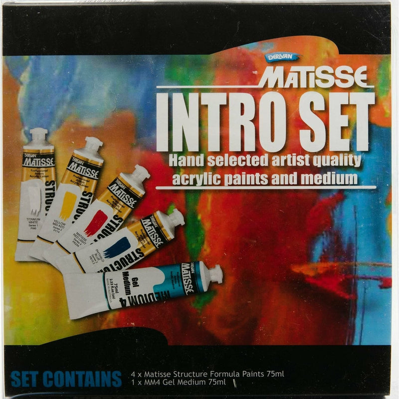 Firebrick Matisse Introduction Set 5 x 75ml Tubes Acrylic Paints