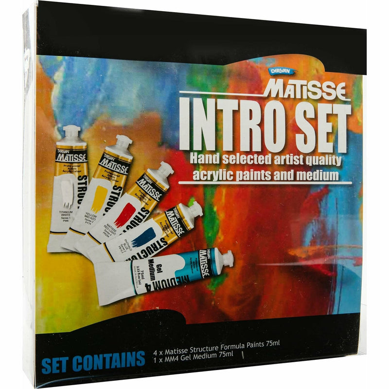 Firebrick Matisse Introduction Set 5 x 75ml Tubes Acrylic Paints