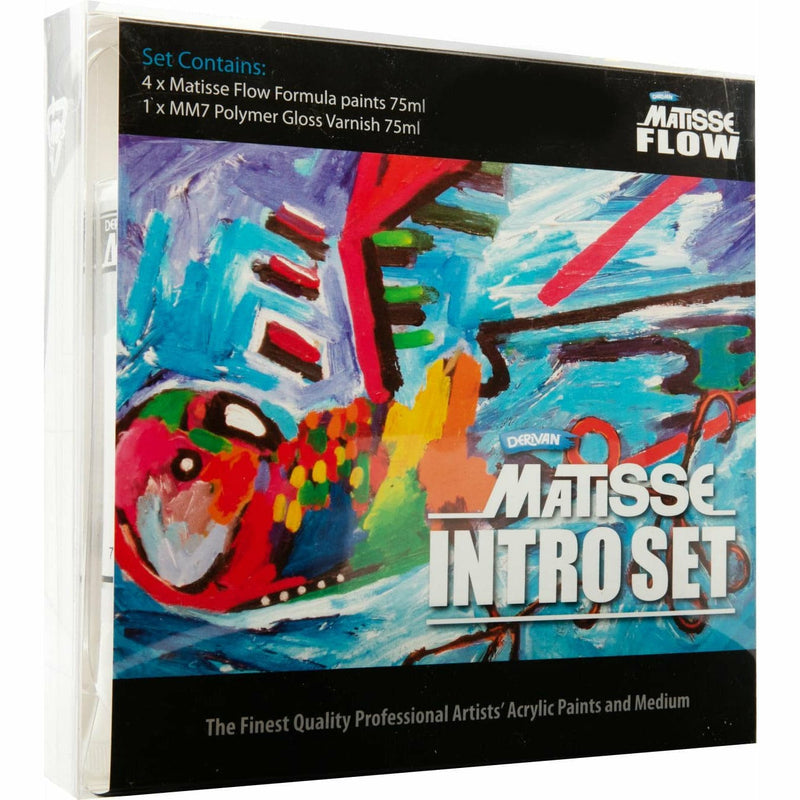 Firebrick Matisse Flow Intro Set 5 Tubes Acrylic Paints