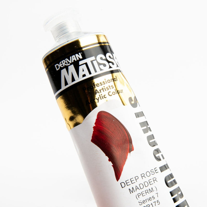 Sienna Matisse Acrylic Paint  Structure Series 7 75mL Deep Rose Madder Perm Acrylic Paints