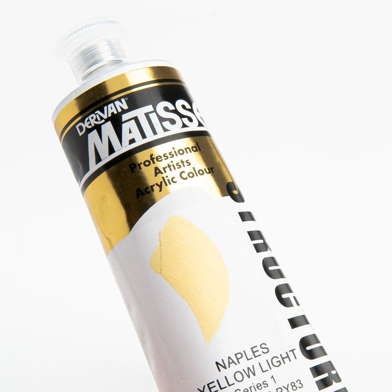 Navajo White Matisse Acrylic Paint  Structure Series 1 75mL Naples Yellow Light Acrylic Paints