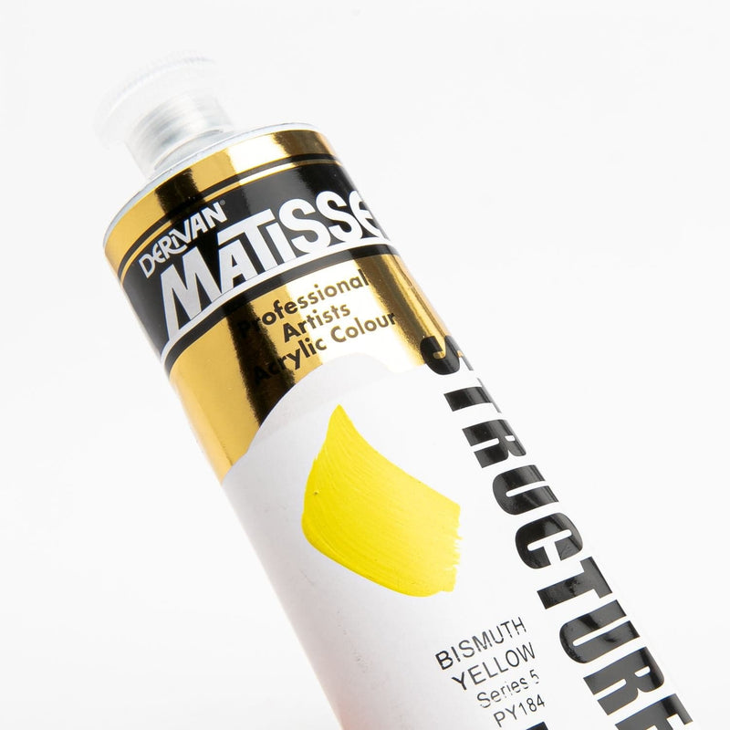 Gold Matisse Acrylic Paint  Structure Series 5 75mL Bismuth Yellow Acrylic Paints