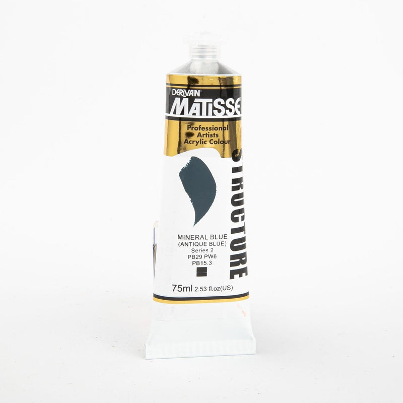 Dark Slate Gray Matisse Acrylic Paint  Structure Series 2 75mL Mineral Blue Antq Acrylic Paints