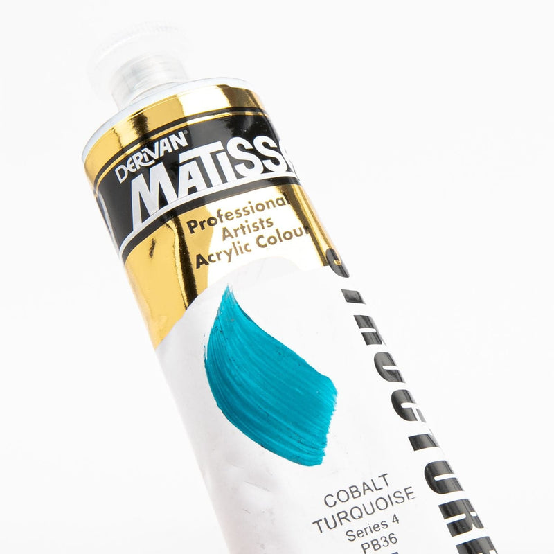 Light Sea Green Matisse Acrylic Paint  Structure Series 4 75mL Cobalt Turquoise Acrylic Paints